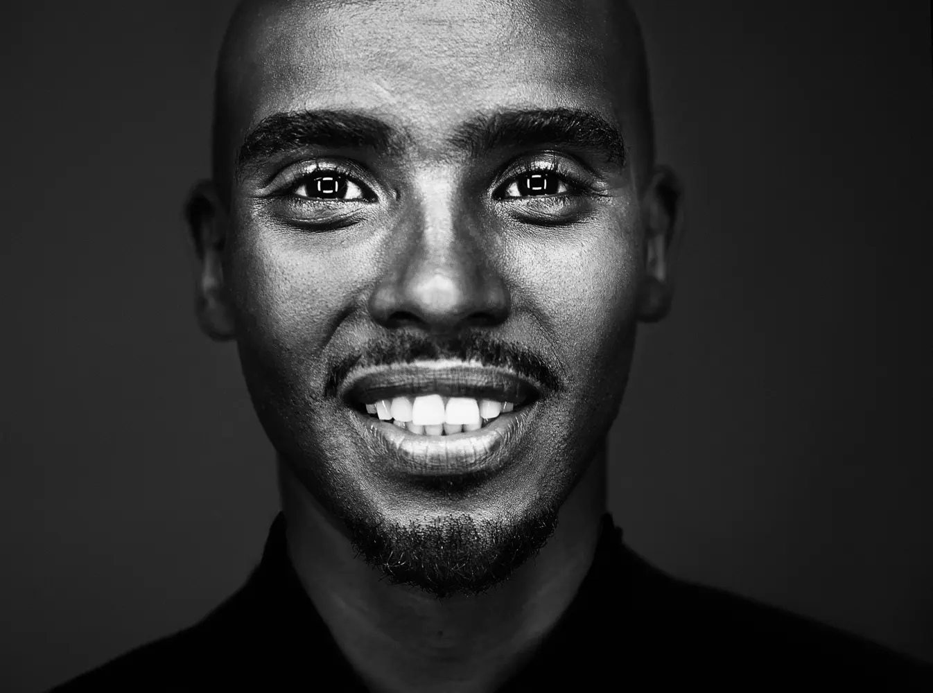 Photograph 2016 Chris Floyd Mo Farah Mo Farah - Studio Male Portrait Sport Running Runner Athlete Olympian